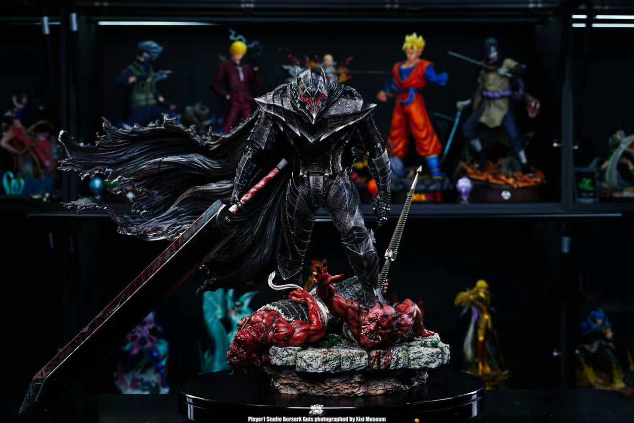 Berserk - Guts and The Berserk Armour | 1:4 Resin Statue | by Player 1 Studio Versus Series