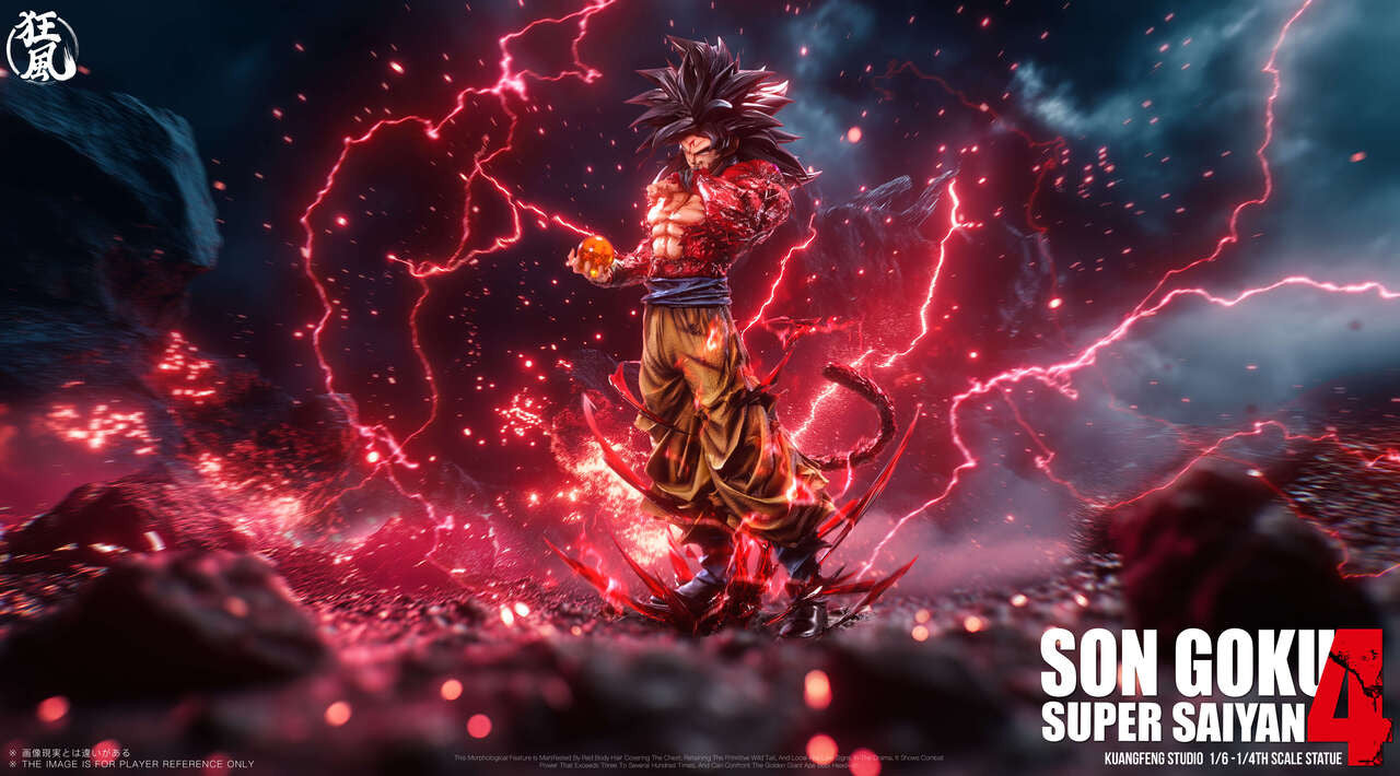 Dragon Ball - SS4 & SS5 Goku | 1:6/1:4 Resin Statue | by Kuang Feng Studio