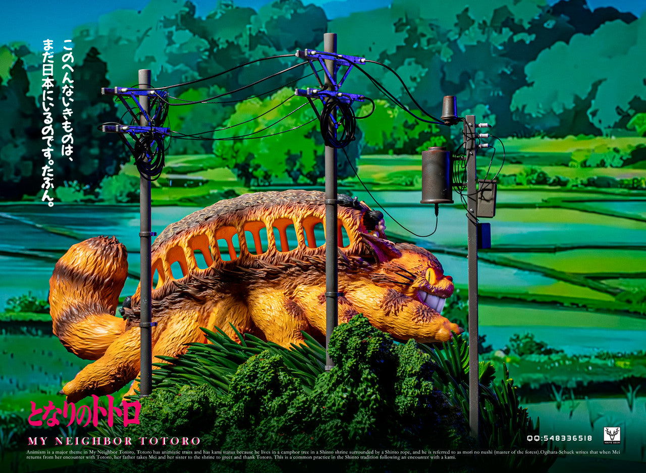Studio Ghibli - Totoro (Catbus) | Resin Statue | by White Deer Studio