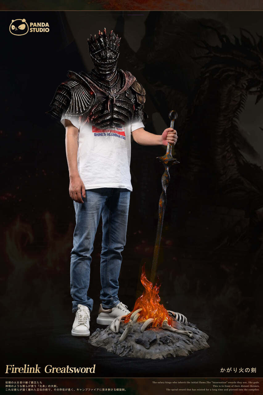 Dark Souls - Firelink Greatsword | 1:1 Resin Statue | by Panda Studio