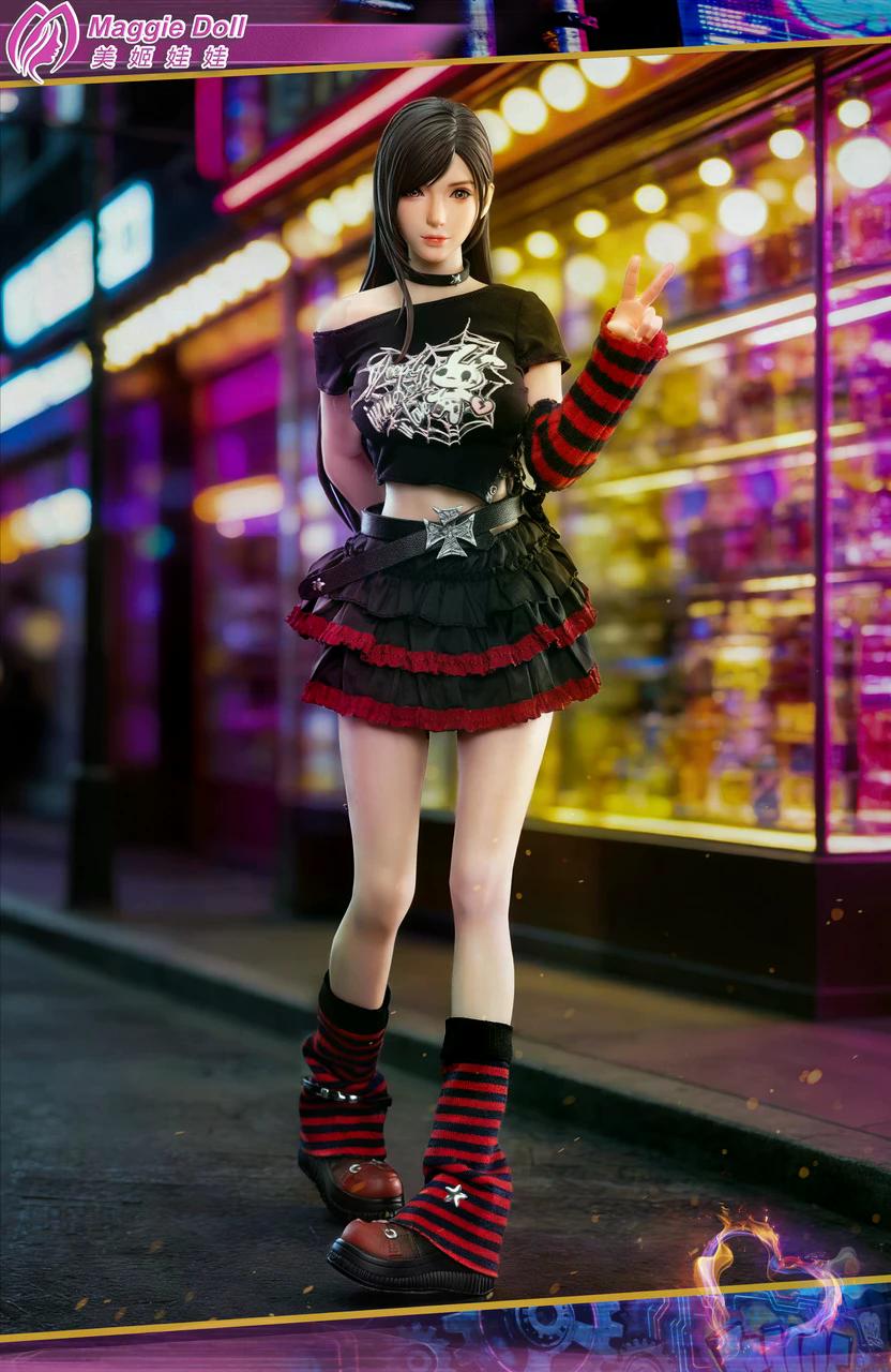 Final Fantasy - Punk Girl Tifa | 1:6 Resin Statue | by Maggie Doll Studio
