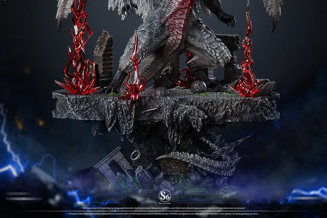 Monster Hunter - White Fatalis | Resin Statue | by S6 Studio