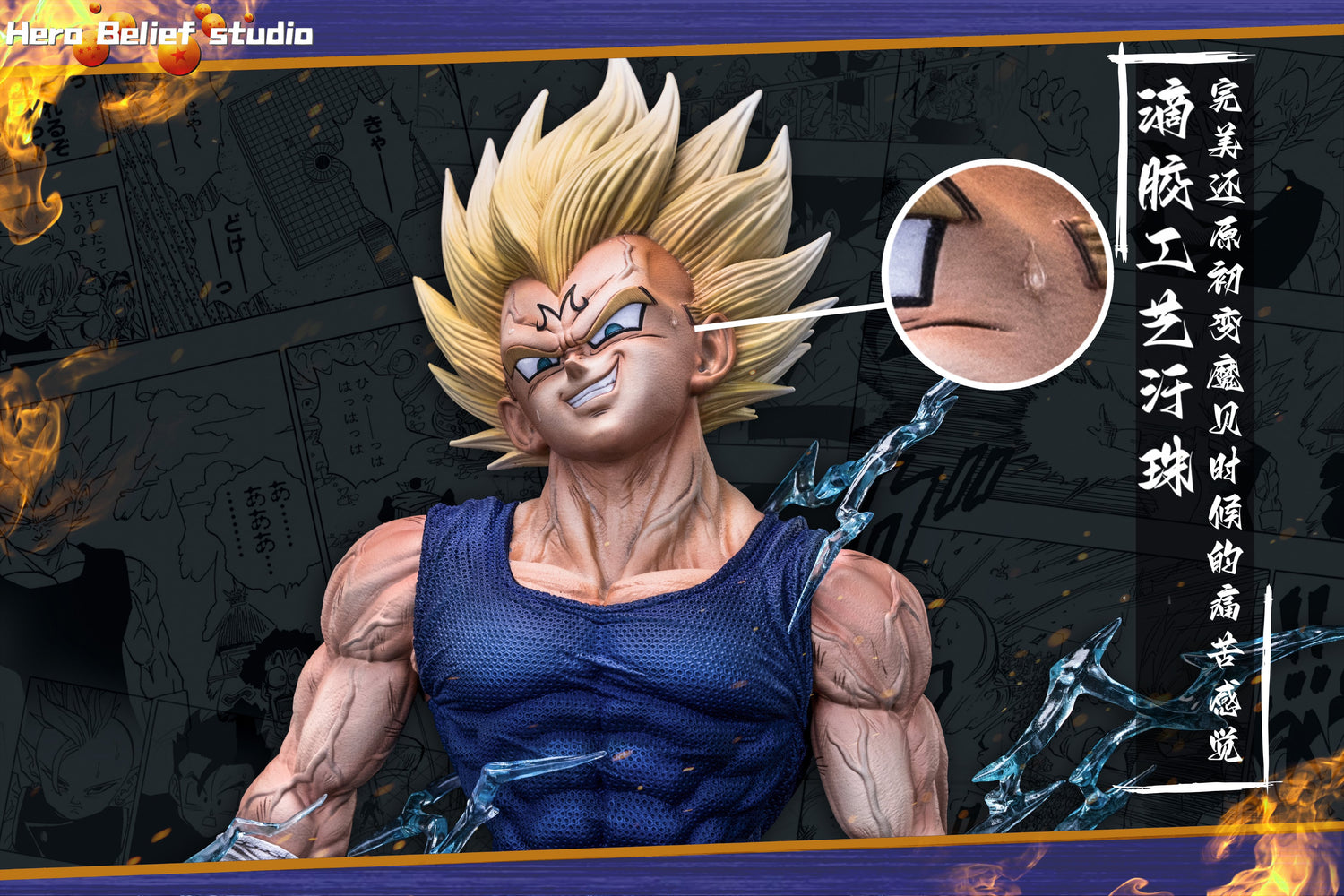 Dragon Ball - Majin Vegeta | 1:4 Resin Statue | by Hero Belief Studio