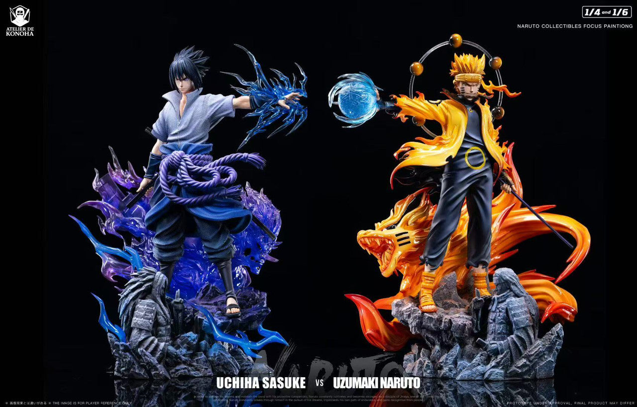 Naruto - Naruto & Sasuke | 1:6/1:4 Resin Statue | by Atelier de Konoha Studio