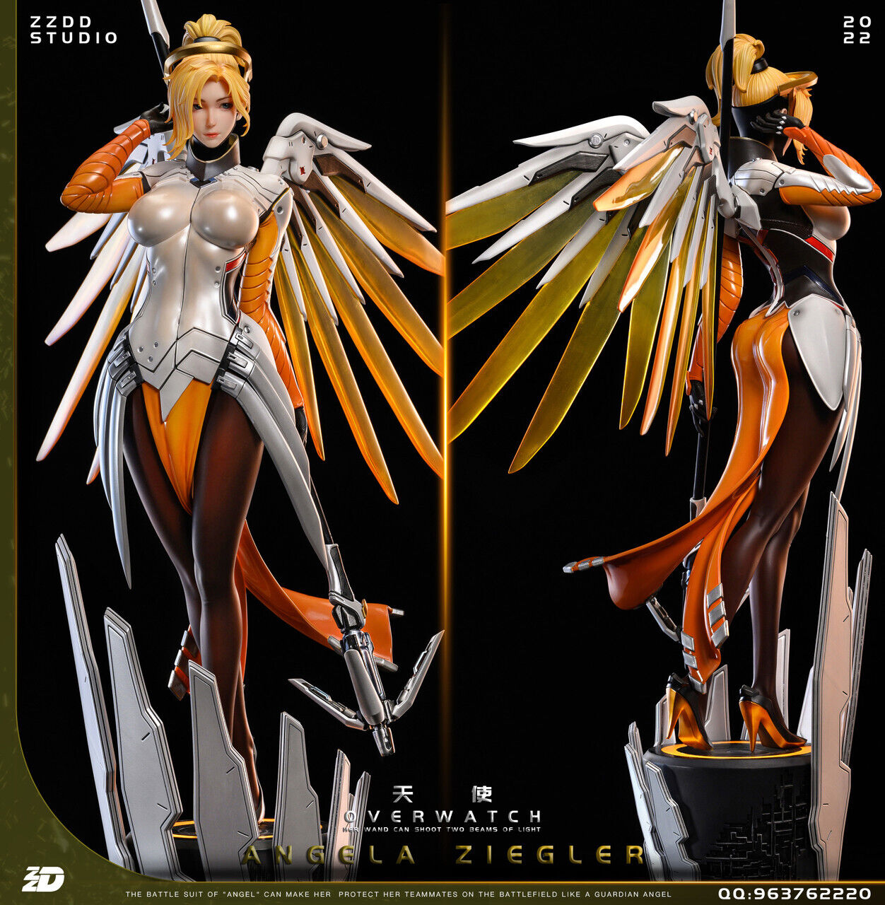 Overwatch - Mercy | 1:4 Resin Statue | von ZZDD Studio