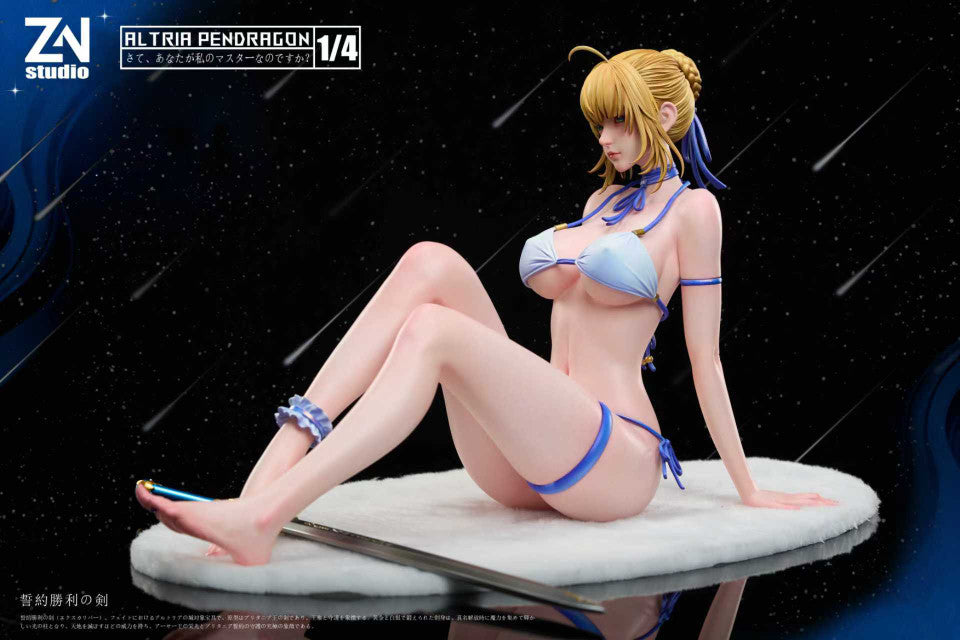 Fate Series - Altria Pendragon Saber | 1:4 Resin Statue | by ZH Studio