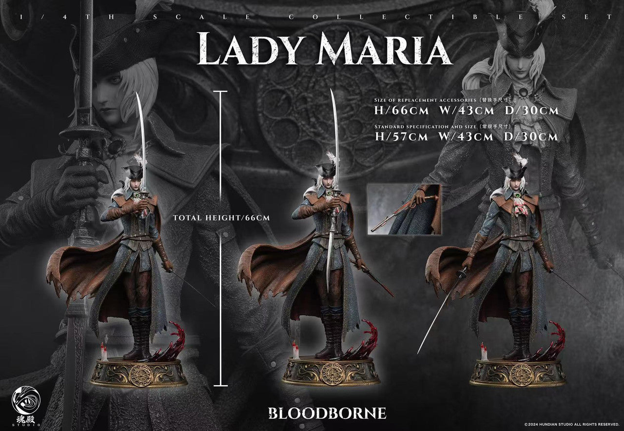 Bloodborne - Lady Maria | 1:4 Resin Statue | by HunDian Studio