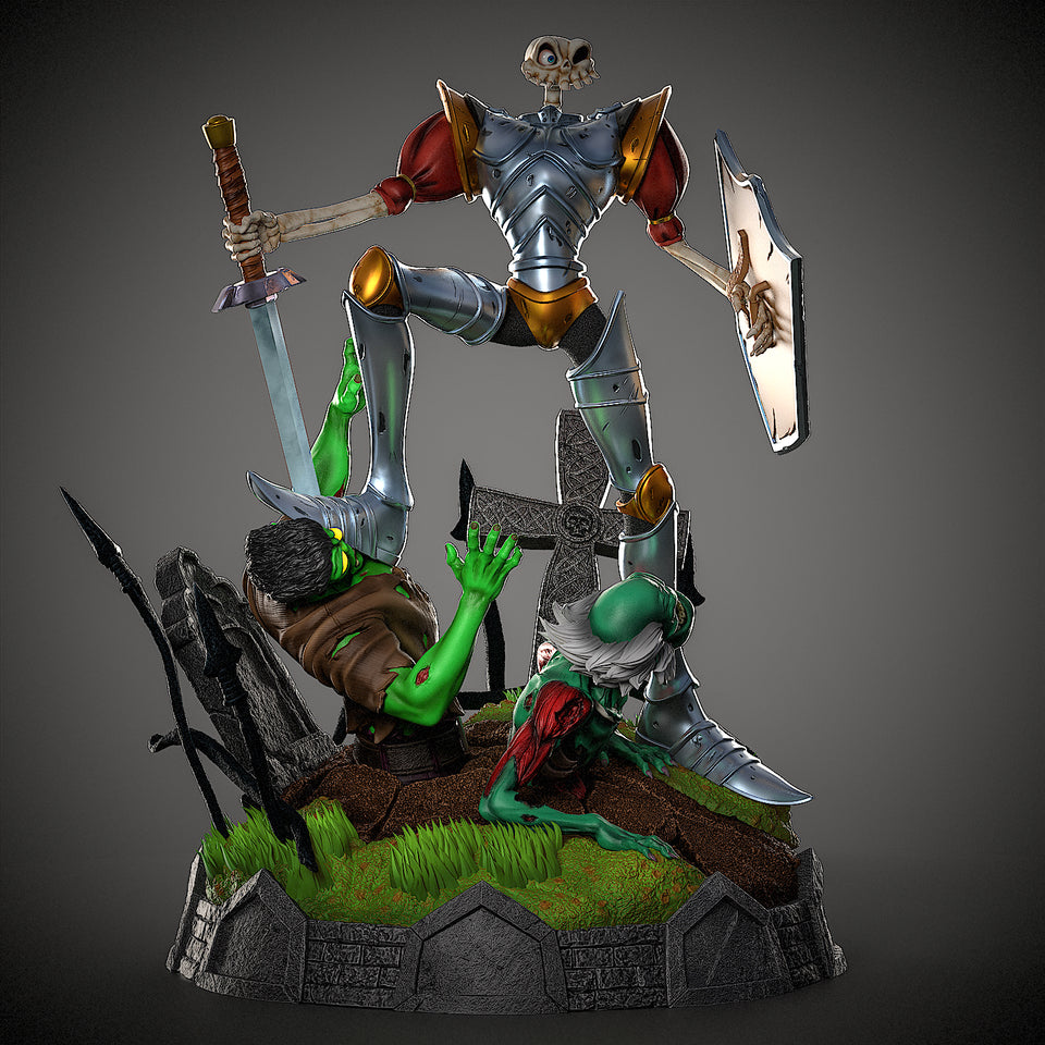 MediEvil - Medievil Diorama | 1:6 Resin Statue | by Black Swan Studio