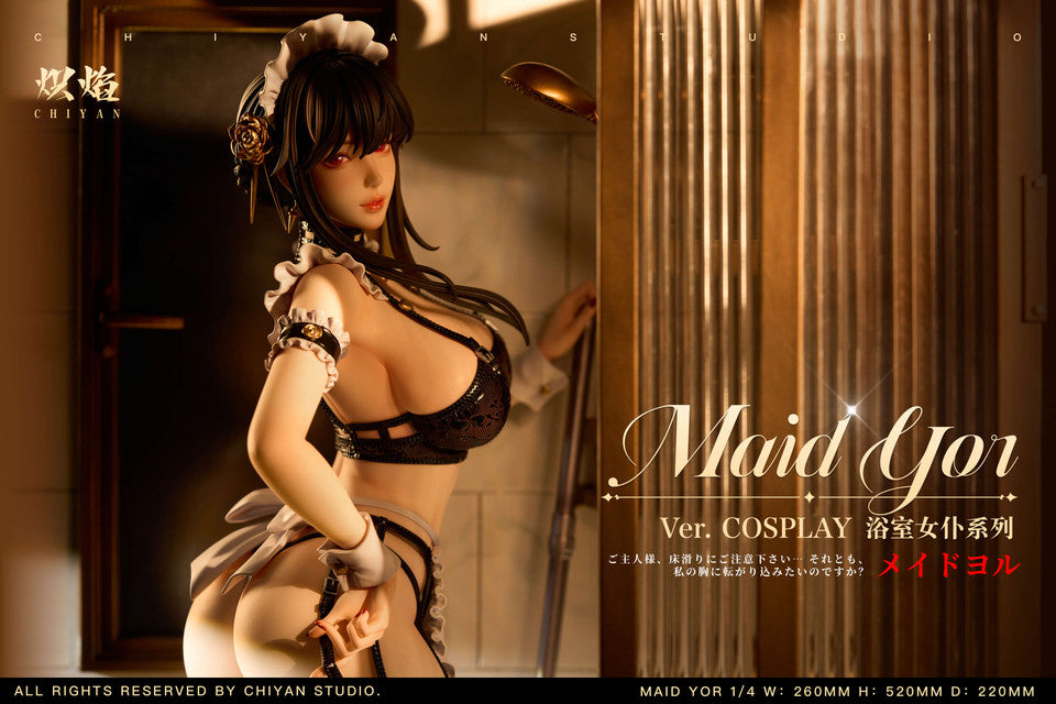 Spy x Family - Bathroom maid Yor | 1:4 Resin Statue | by ChiYan Studio