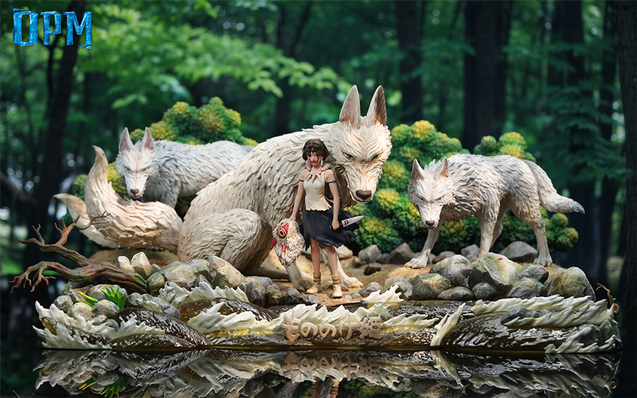 Studio Ghibli - Princess Mononoke | Resin Statue | by OPM Studio