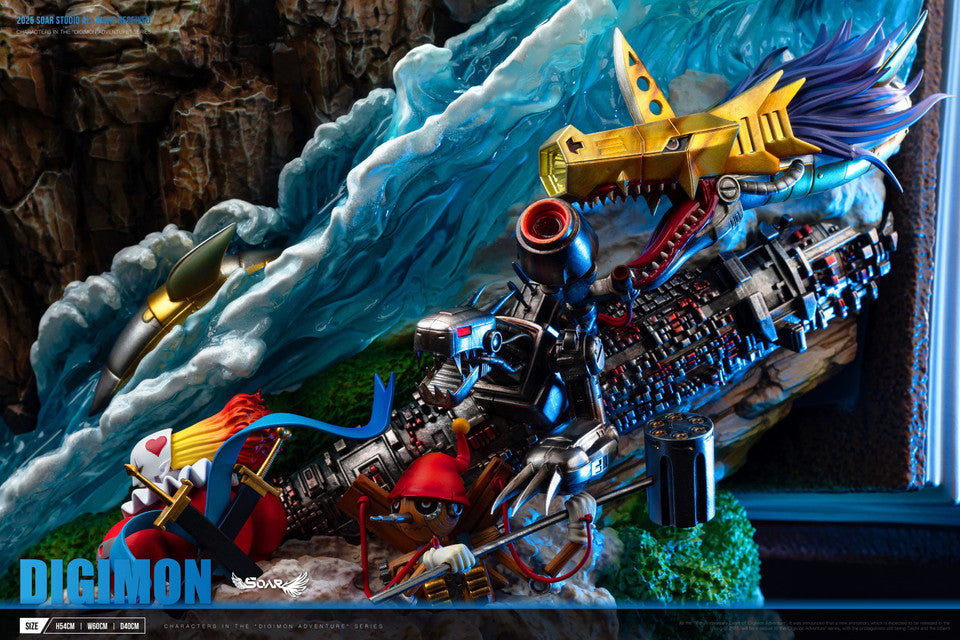 Digimon - Digimon Group | Resin Statue | by Soar Studio