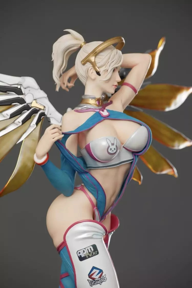 Overwatch - DVa (Mercy Cosplay) | 1:6 Resin Statue | von Faceted Pebble Studio