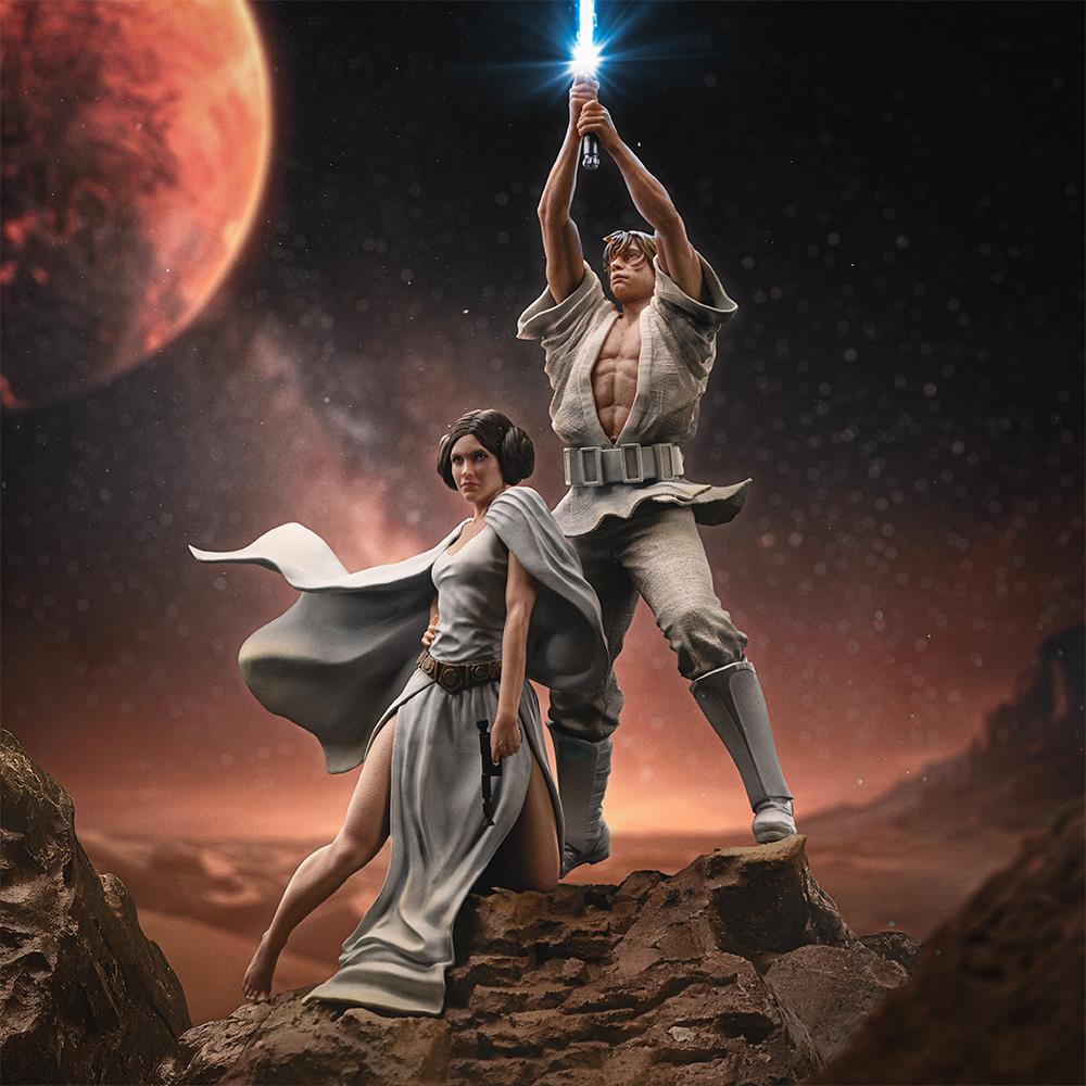 Iron Studios - Star Wars Luke & Leia 1:10 Resin Statue