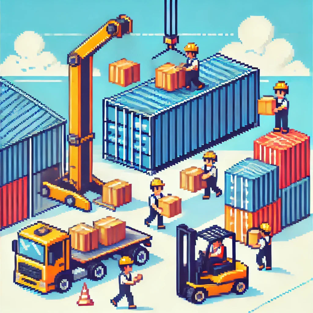 Work on the next container already started