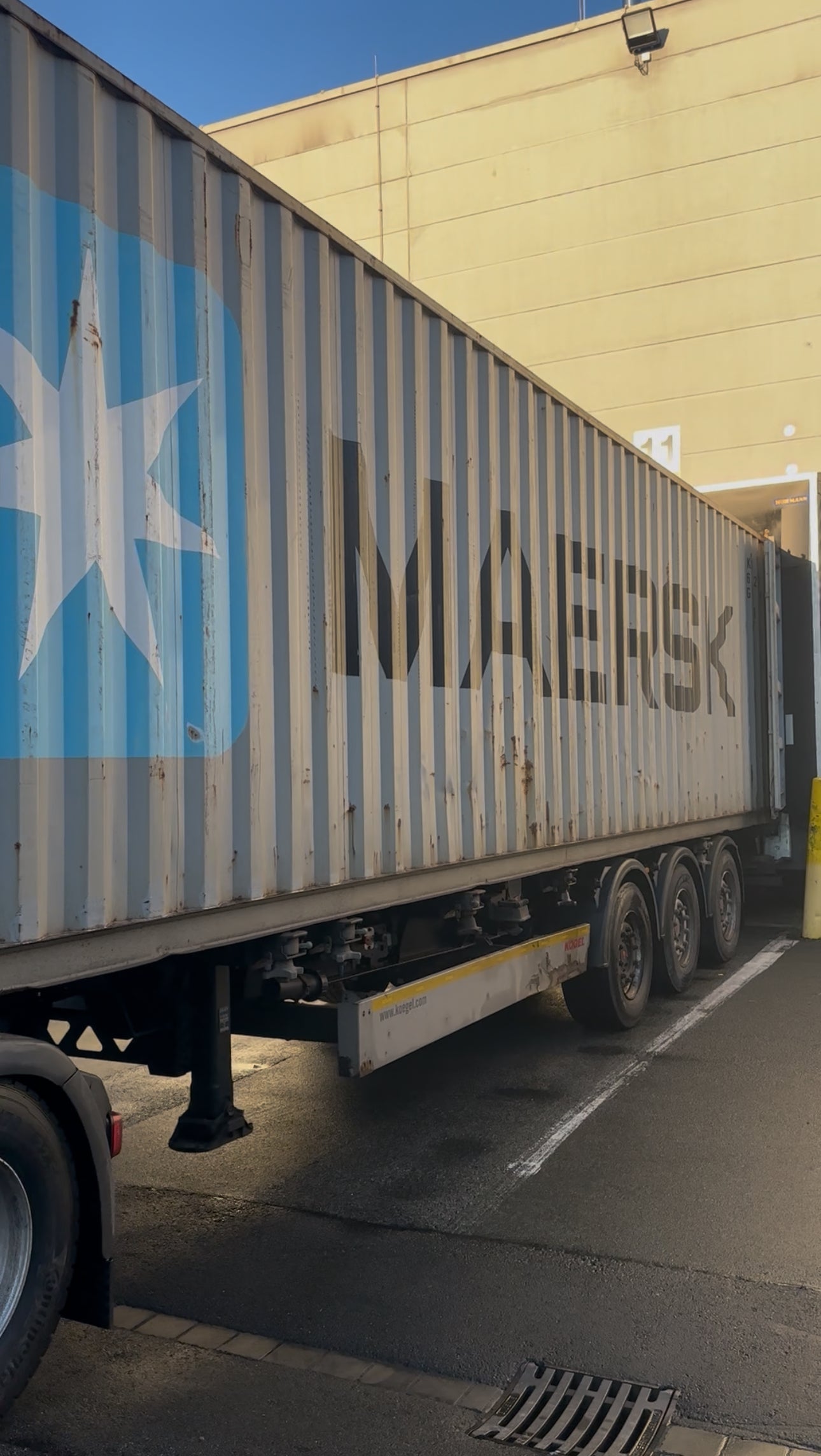 Container arrival December 2025