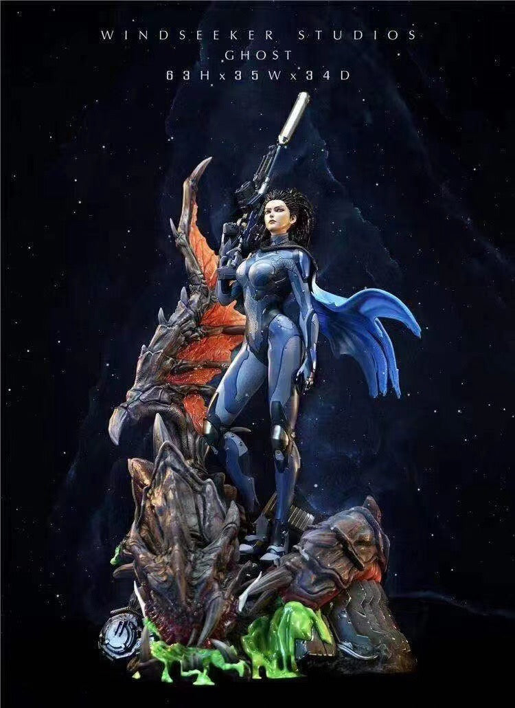 Starcraft - Sarah Kerrigan (als Ghost) | 1:4 Resin Statue | von Windseeker Studios