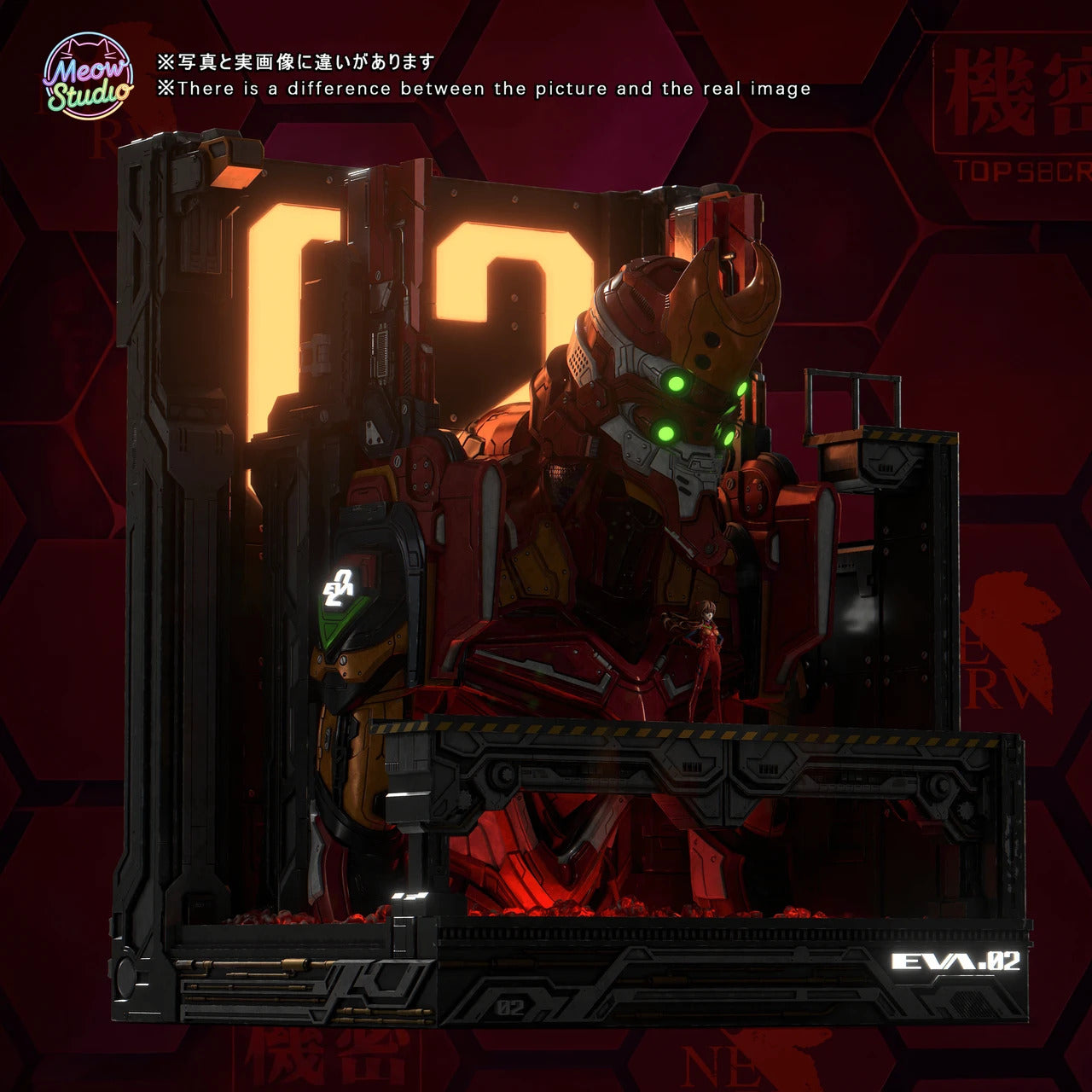Neon Genesis Evangelion - EVA-02 & Asuka | 1:6 Resin Statue | by Meow Studio