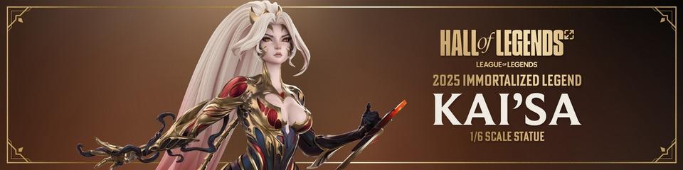 League of Legends - Hall of Fame Kai Sa | 1:6 Resin Statue | by PureArts Studio
