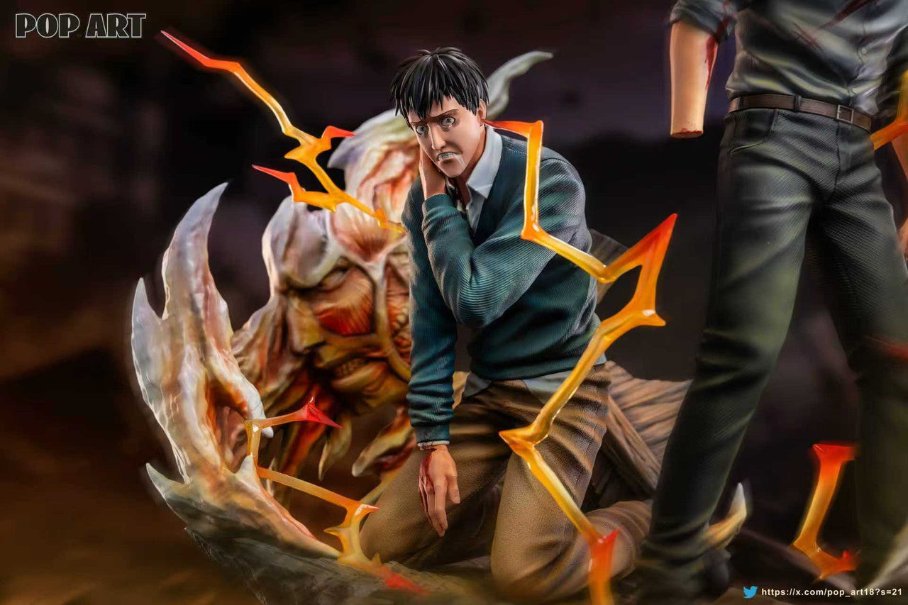 Attack on Titan - Reiner Braun & Bertholdt Hoover | 1:6 Resin Statue | by POP.ART Studio