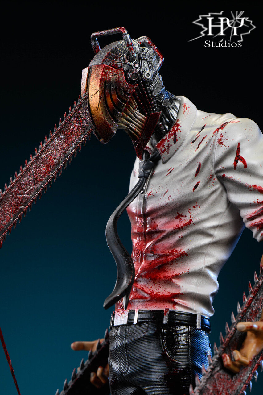 Chainsaw Man - Denji & Pochita | 1:6 Resin Statue | by HY Studio
