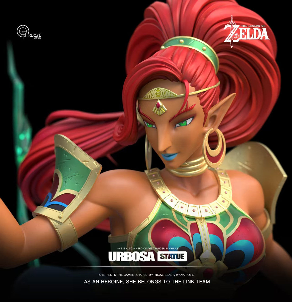 Legend of Zelda - Urbosa | Resin Statue | by Third Eye Studio