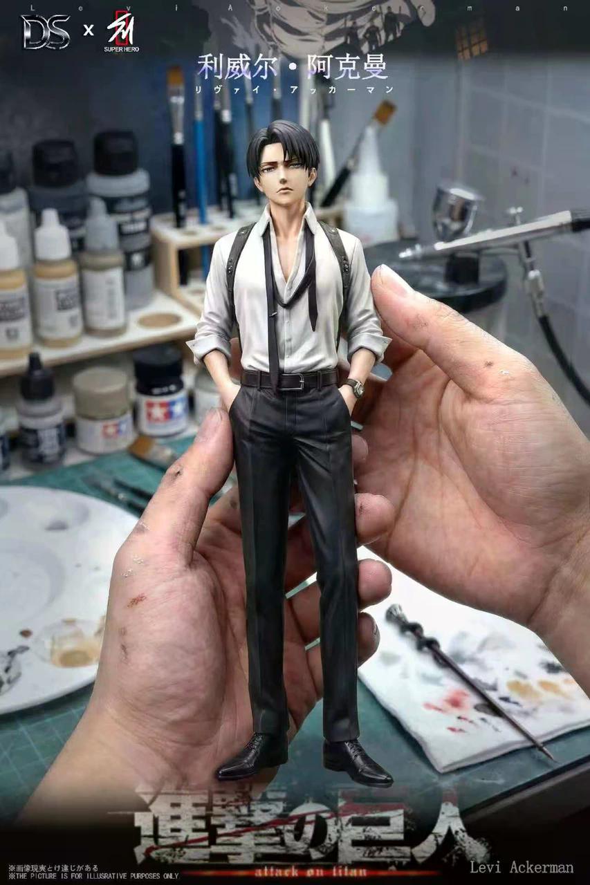 SooyaStudio x Levi’s Ban フィギュア Attack on Titan - Levi Ackerman | Resin Statue | by DS Studio x