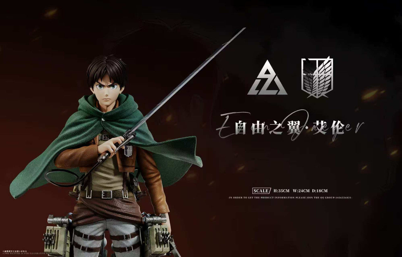 Attack on Titan - Wings of Freedom Eren Jeager | 1:3 Resin Statue | by AZ Studio