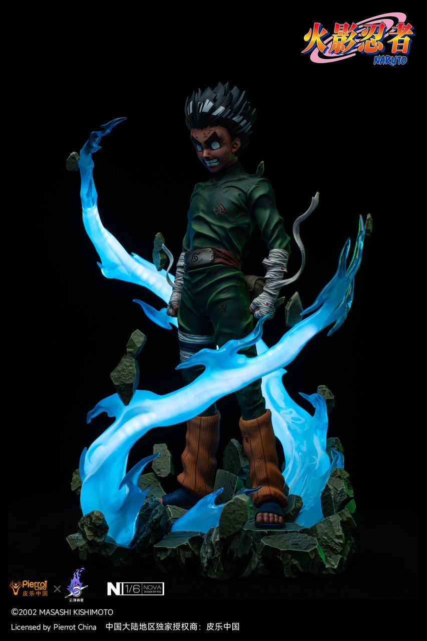 ナルトアートクロックポリストーンフィギュア Naruto - Rock Lee | 1:6 Resin Statue | by Pick Star Studio