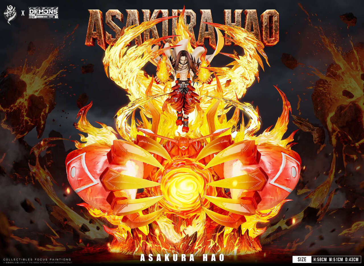 Shaman King - Asakura Hao | Resin Statue | by LueYing × Demons Studio
