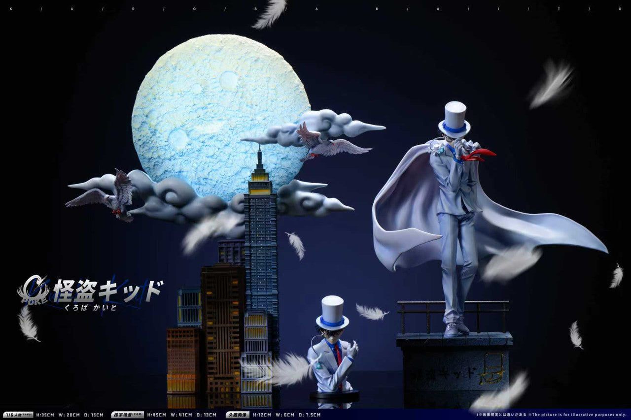 Detective Conan / Magic Kaito - Kid the Phantom Thief | 1:6 Resin Statue | by Poke Studio