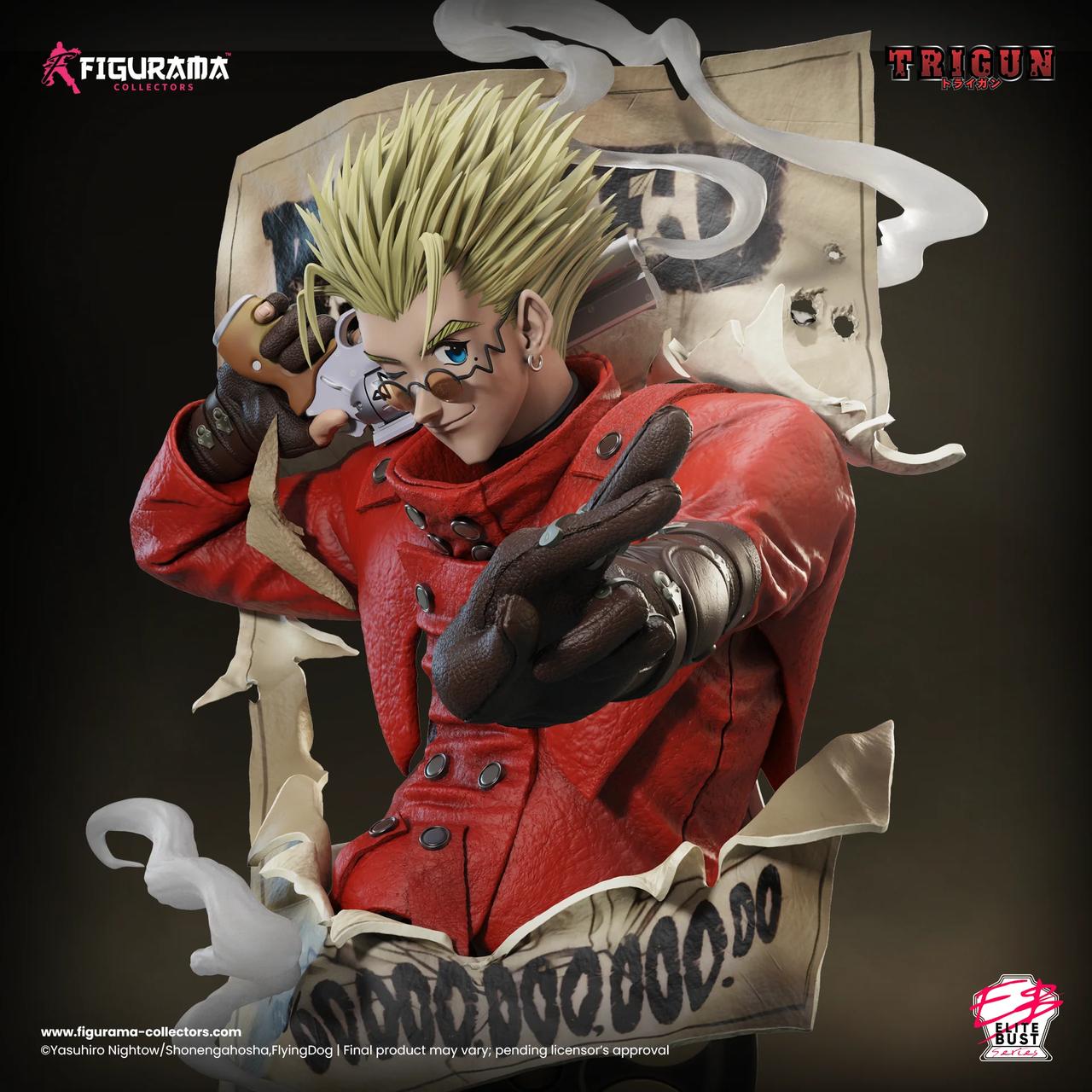 Trigun - Trigun Bust | 1:6 PVC Statue | by Figurama Studio