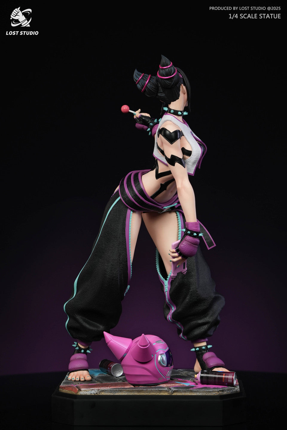 ジュリ 1/4スケールフィギュア Han Juri Street Fighter - Spider Girl Han Juri | 1:4 Resin Statue | by Lost
