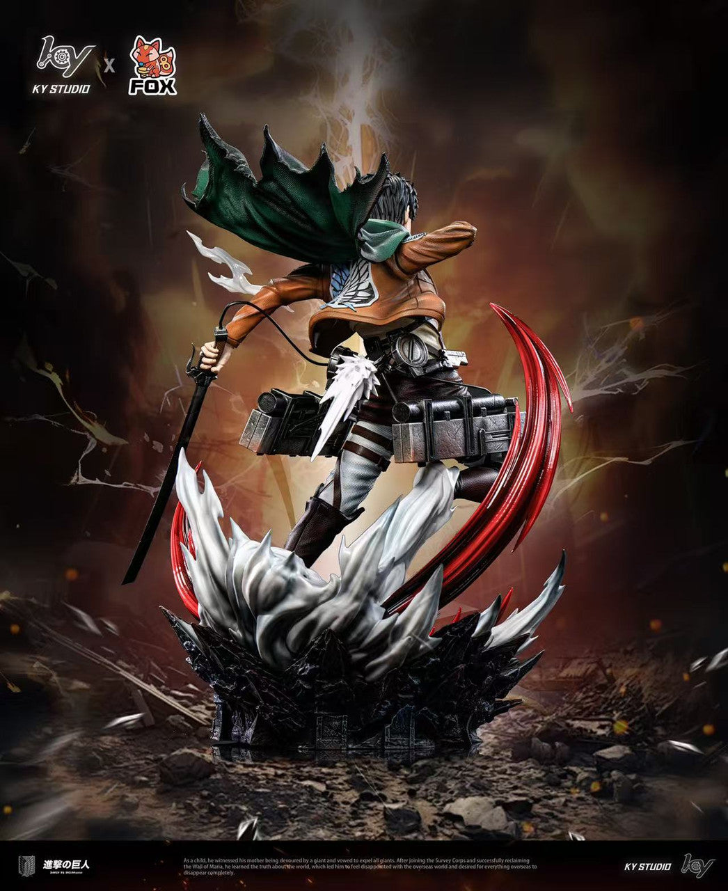 Attack on Titan - Eren Jaeger | 1:6 Resin Statue | by KY Studio