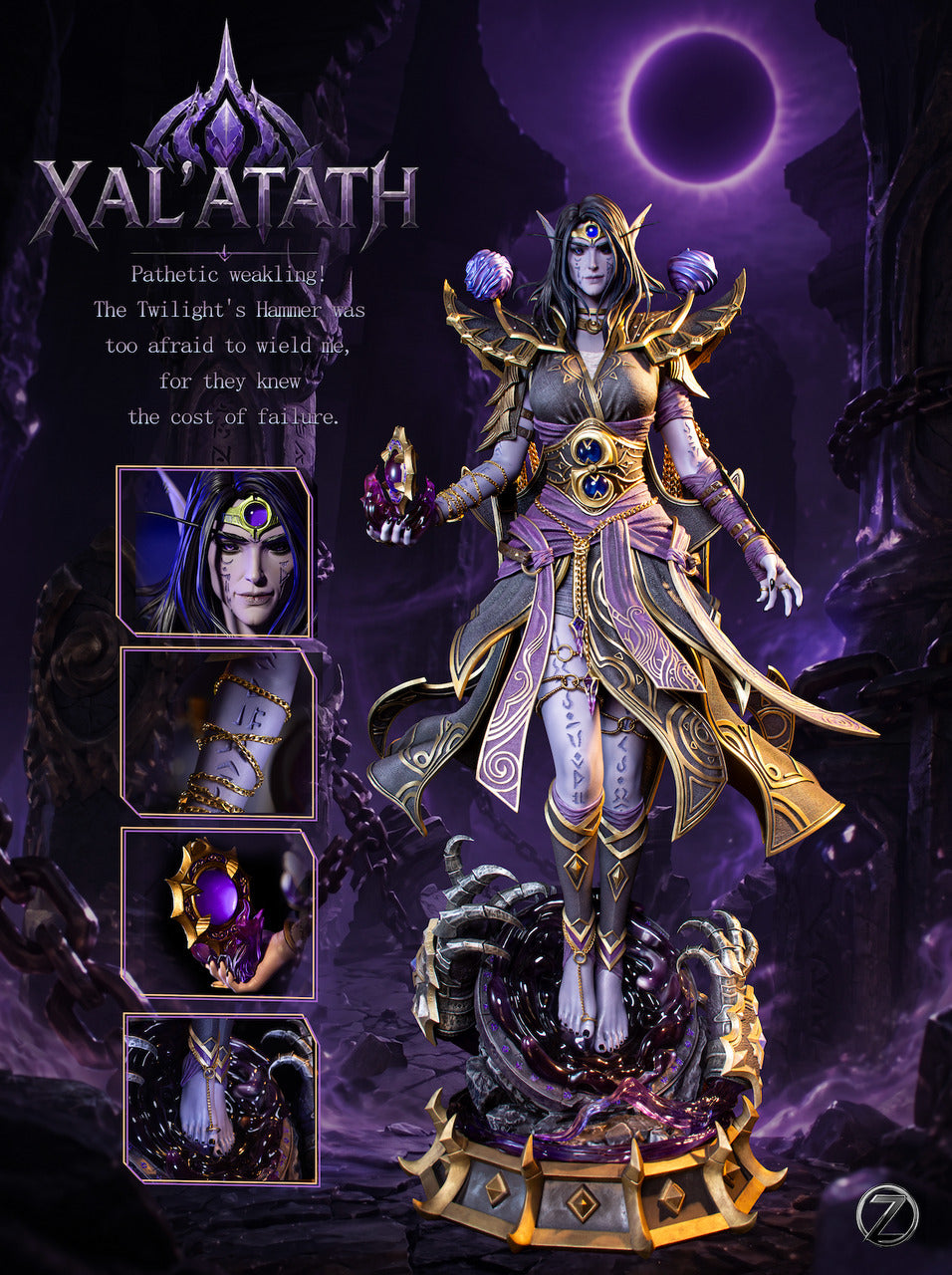 World of Warcraft - Xal'atath | 1:3 Resin Statue | by THUNDER Z Studio