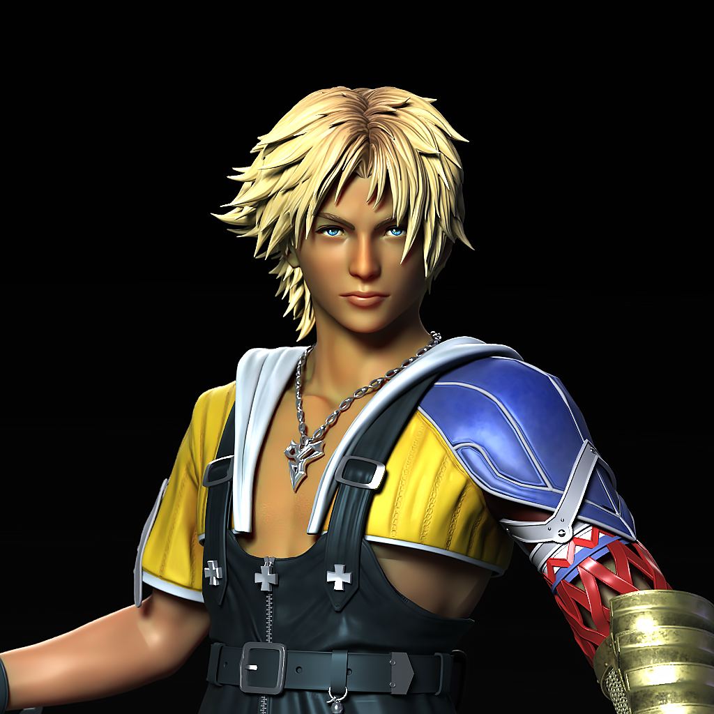 Final Fantasy - Tidus | 1:4 Resin Statue | by Solar Studio
