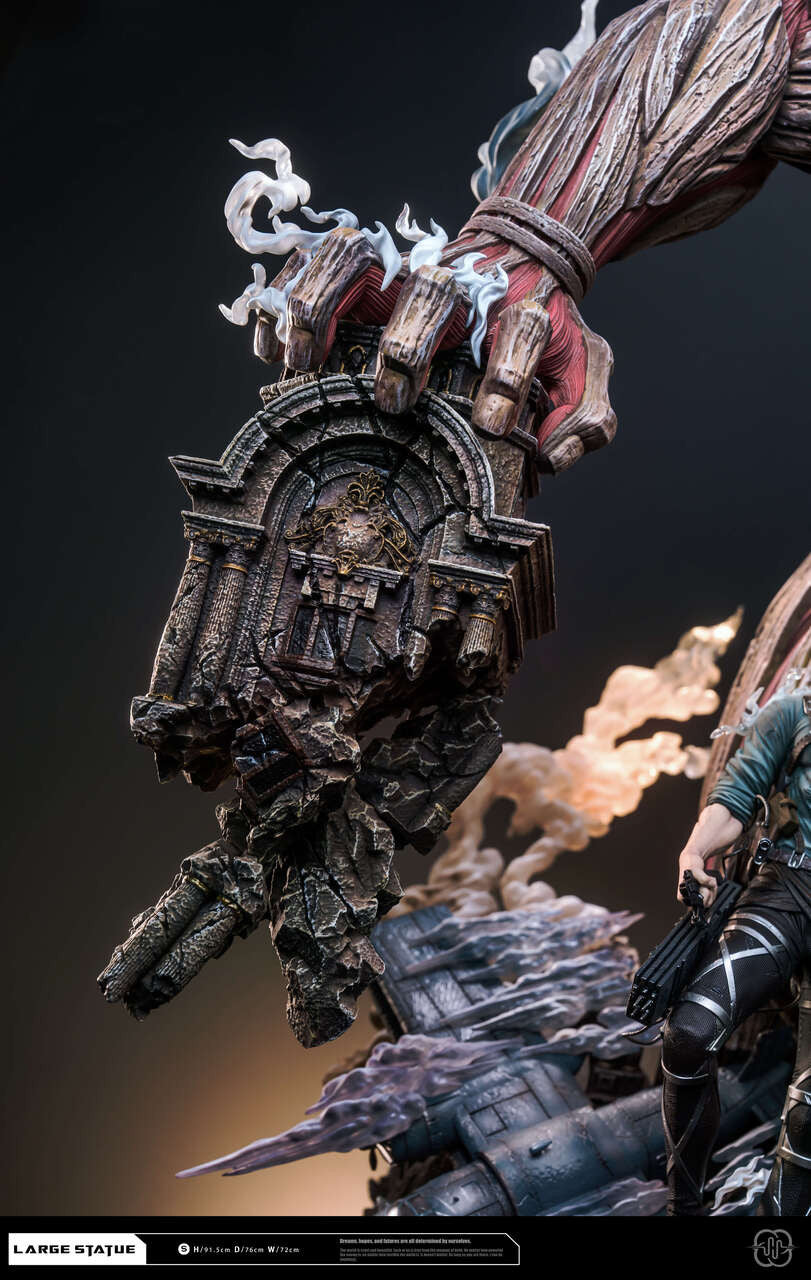 Attack on Titan - The Armored Titan & Reiner | 1:4 Resin Statue | by Hertz Studio
