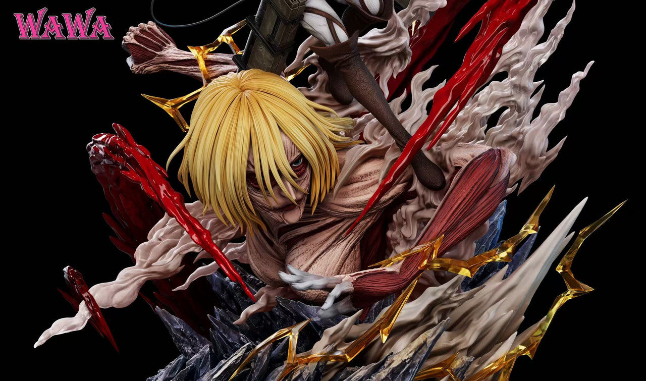 Attack on Titan - Mikasa Ackerman & Female Titan | 1:4 Resin Statue | by WAWA Studio