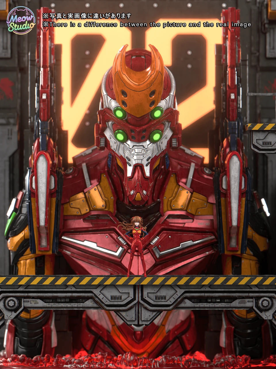 Neon Genesis Evangelion - EVA-02 & Asuka | 1:6 Resin Statue | by Meow Studio