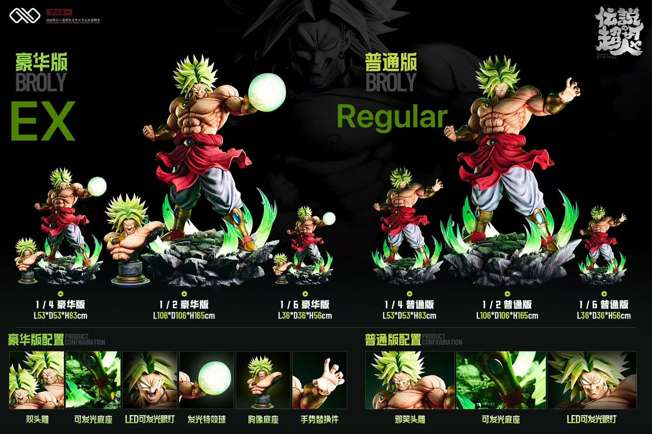 Dragon Ball - Broly | 1:2/1:4/1:6 Resin Statue | by Infinite Studio