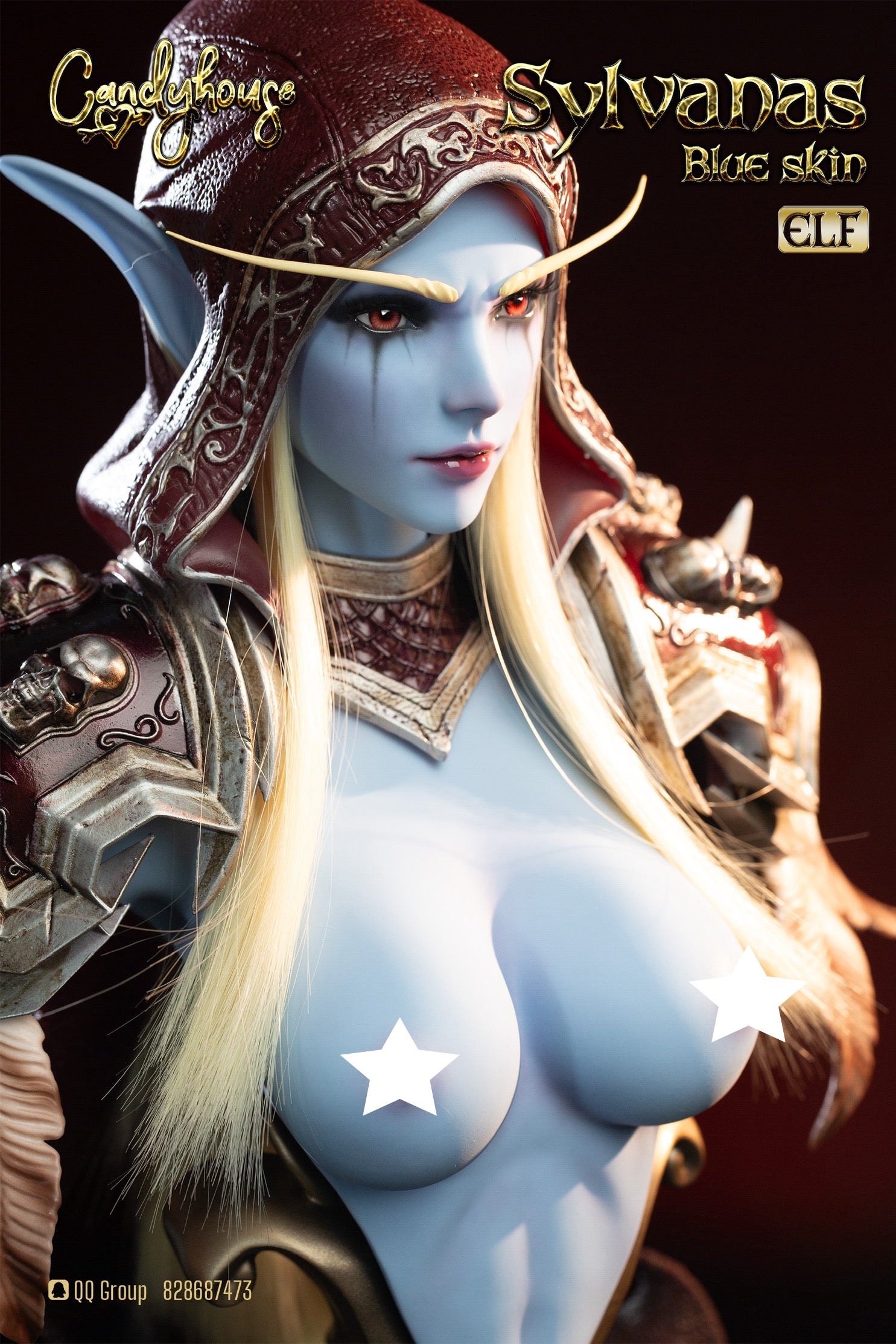 World of Warcraft - Sylvanas Windrunner | 1:3 Resin Bust | von Candyhouse Studio