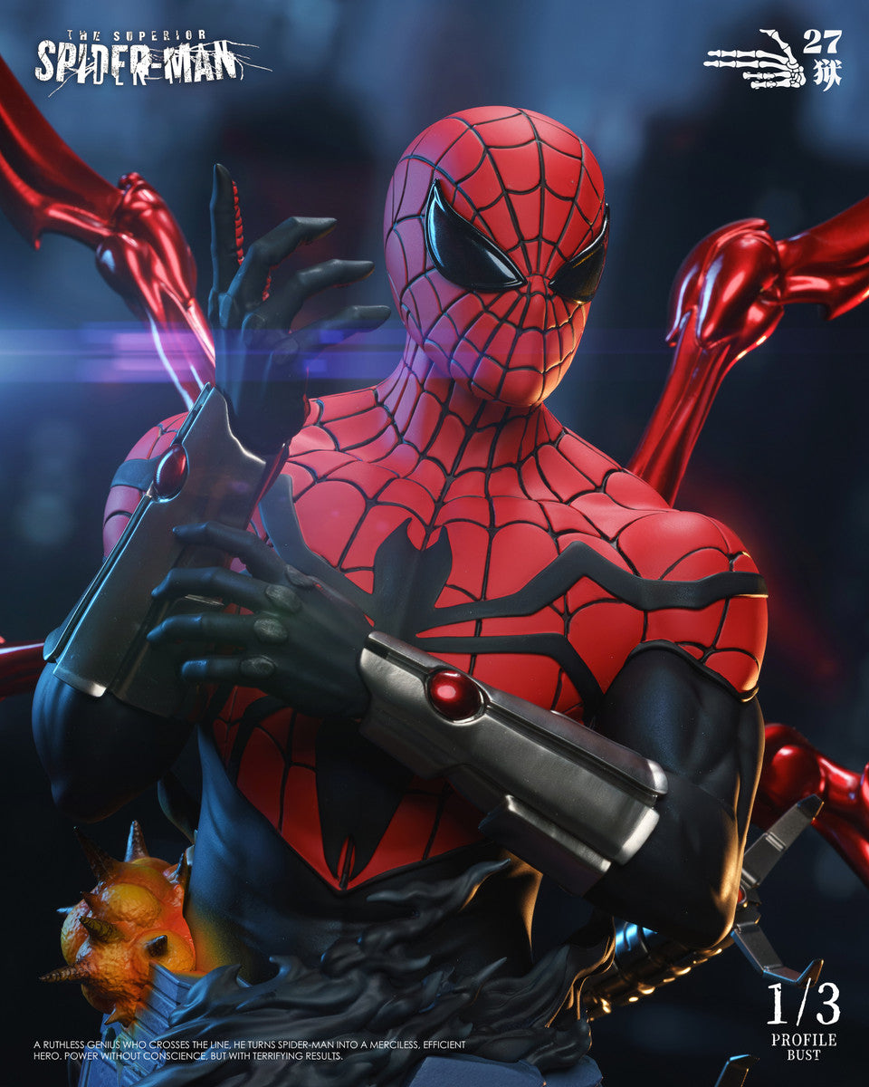 Marvel Comics - Superior Spider Man bust | Resin Statue | by 27abyss Studio