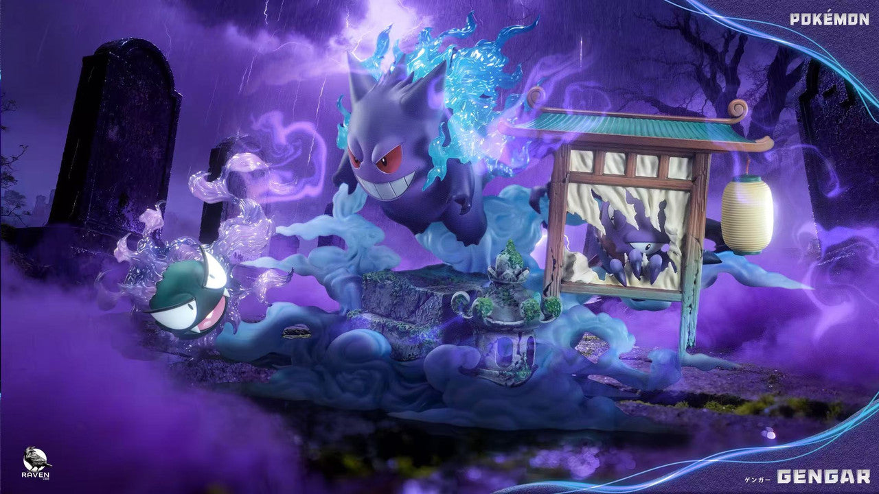 Pokemon - Gengar | Resin Statue | by Raven Studio