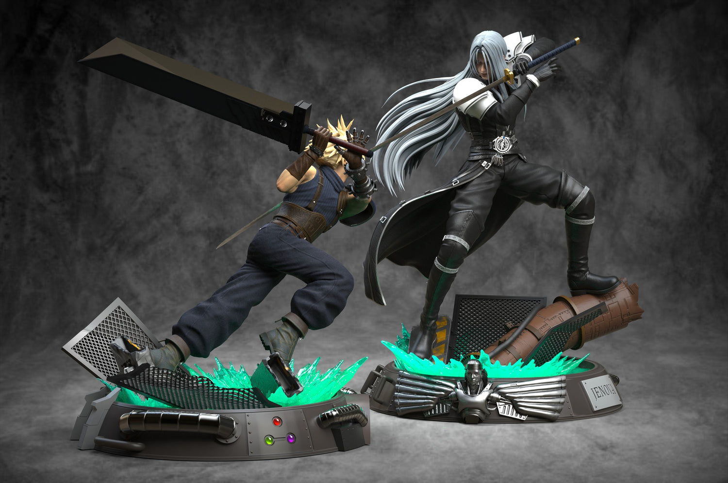 Final Fantasy - Cloud & Sephiroth | 1:4 Resin Statue | von Solar Studio