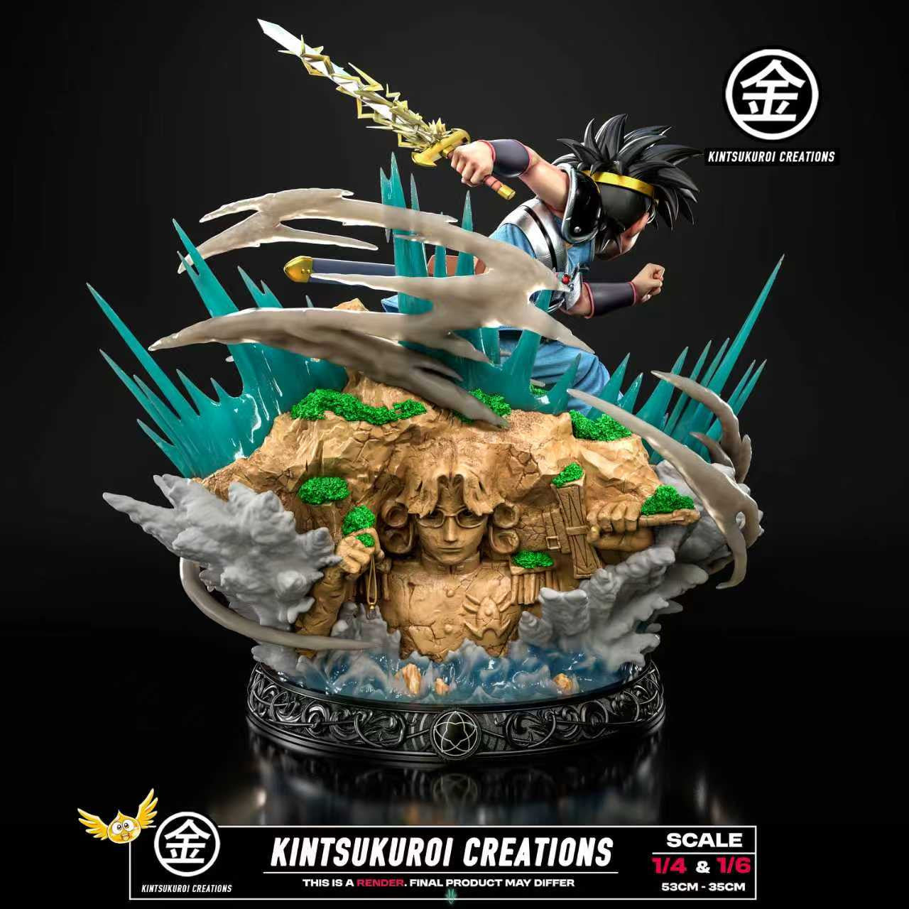 Dragon Quest: The Adventure of Dai - Dai | 1:6/1:4 Resin Statue | by Kintsukuroi Creations