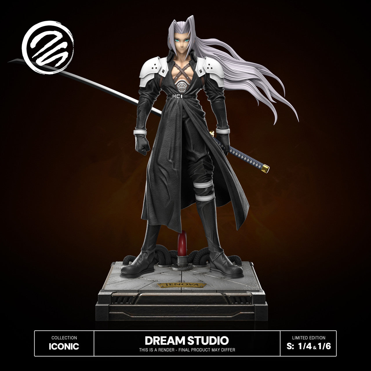 Final Fantasy - OG Sephiroth FFVII | 1:6/1:4 Resin Statue | by Dream Studio