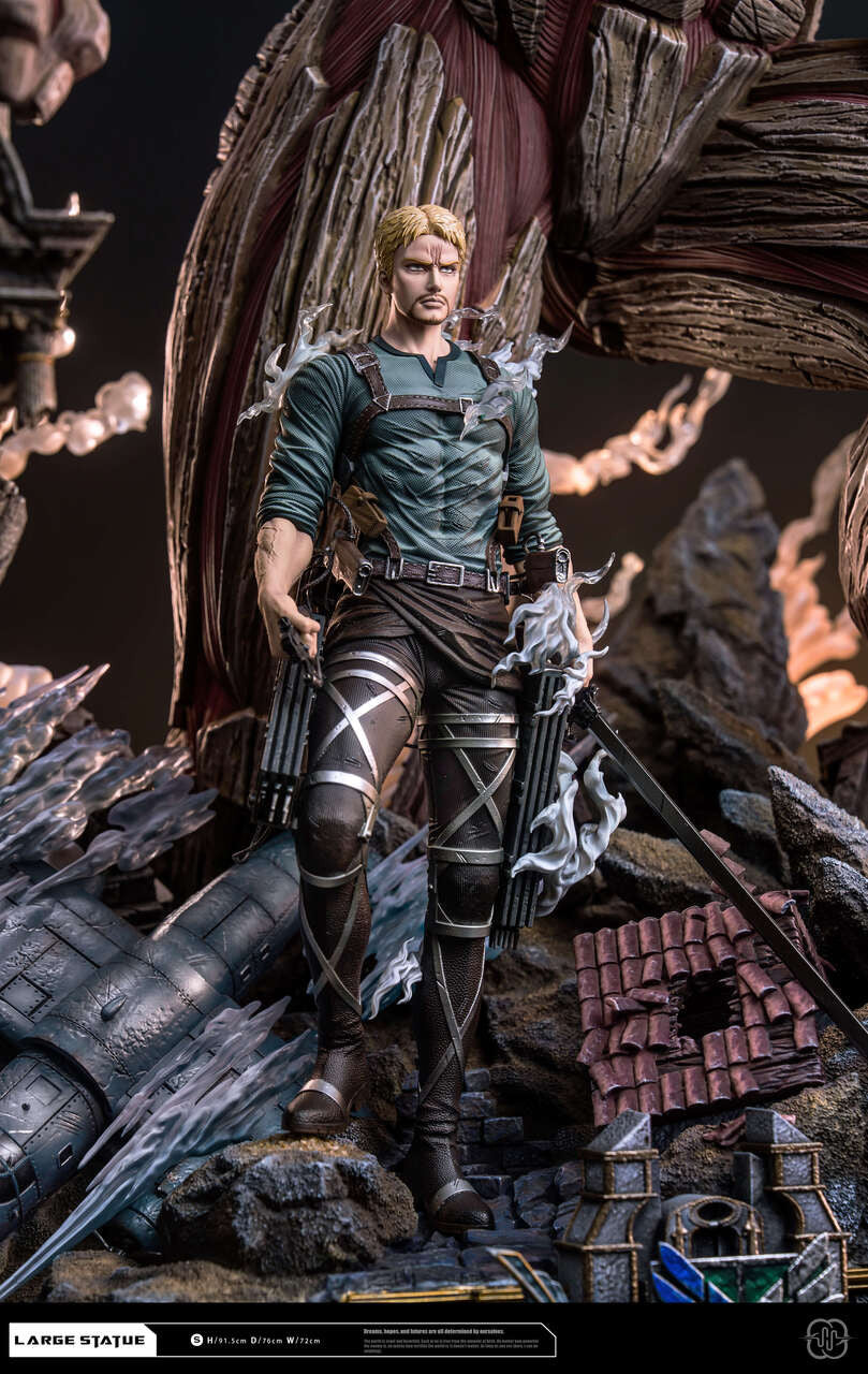 Attack on Titan - The Armored Titan & Reiner | 1:4 Resin Statue | by Hertz Studio