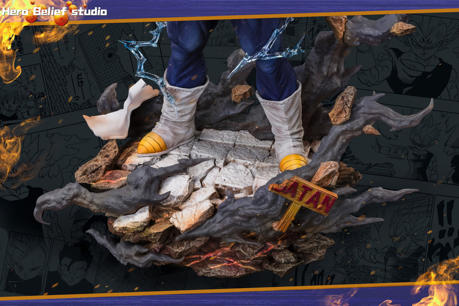 Dragon Ball - Majin Vegeta | 1:4 Resin Statue | by Hero Belief Studio