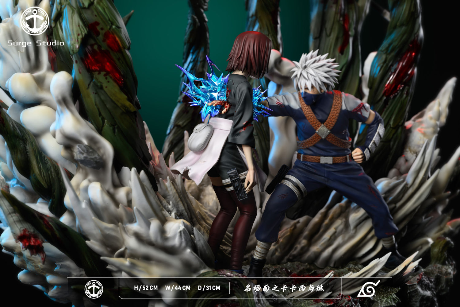 Naruto - Kakashi & Obito & Rin | 1:7 Resin Statue | von Surge Studio