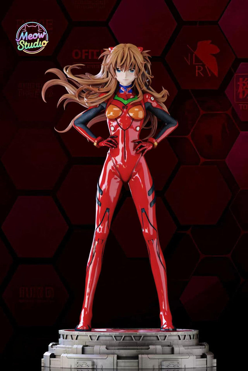 Neon Genesis Evangelion - Asuka combat suit | 1:4/1:1 Resin Statue | by Meow Studio