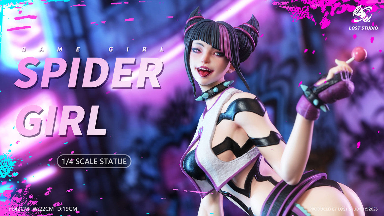 ジュリ 1/4スケールフィギュア Han Juri Street Fighter - Spider Girl Han Juri | 1:4 Resin Statue | by Lost
